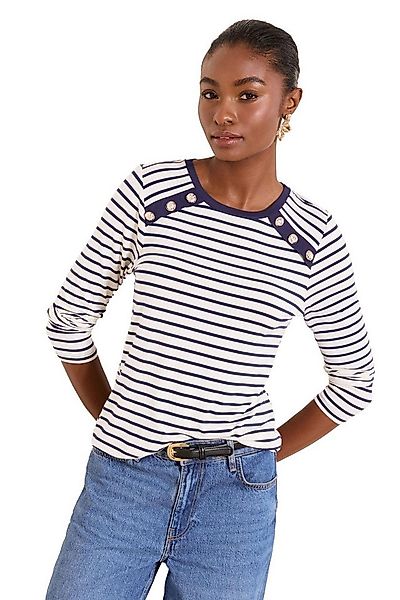 LIPSY Langarmbluse Lipsy Langarmoberteil mit Military-Knopf, Regular (1-tlg günstig online kaufen