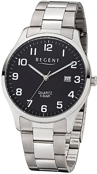 Regent Quarzuhr F1564 - 18554497, Armbanduhr, Herrenuhr, Datum, Leuchtzeige günstig online kaufen