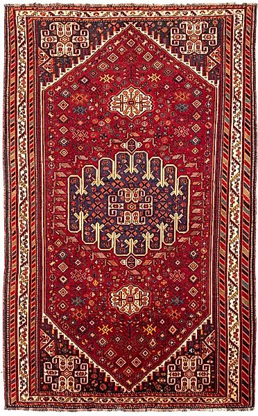 morgenland Wollteppich »Shiraz Medaillon 247 x 150 cm«, rechteckig günstig online kaufen