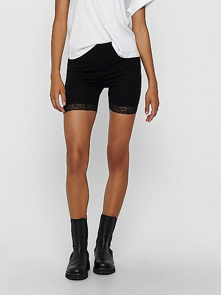 ONLY Radlerhose ONLLIVE – Radlerhosen mit Spitzensaum im praktischen Doppel günstig online kaufen