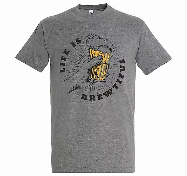 Youth Designz T-Shirt Life Is Brewtiful Herren Shirt mit trendigem Frontpri günstig online kaufen