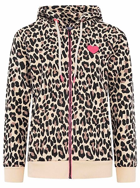 Zwillingsherz Kapuzensweatjacke "Leo AOP" günstig online kaufen