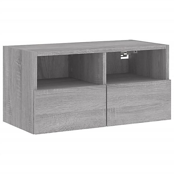 VidaXL TV-Wandschrank Grau Sonoma 60x30x30 cm Holzwerkstoff 2 günstig online kaufen