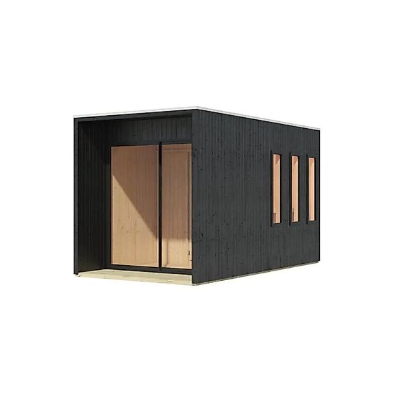 Chillroi 73mm Premium Saunahaus Belmira Inklusive Saunaofen mit Eingebauter günstig online kaufen