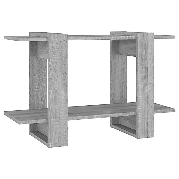 vidaXL Bücherregal Bücherregal/Raumteiler Grau Sonoma 80x30x51 günstig online kaufen