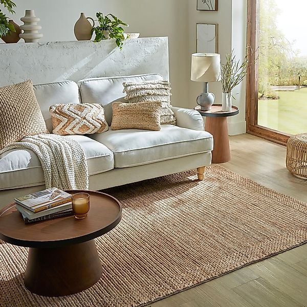 FLAIR RUGS Teppich »Drew Border«, rechteckig, 3 mm Höhe, Soumak-Handflechtt günstig online kaufen