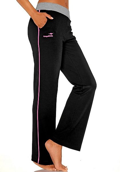 KangaROOS Relaxhose mit breitem Bund, Loungewear, Loungeanzug günstig online kaufen