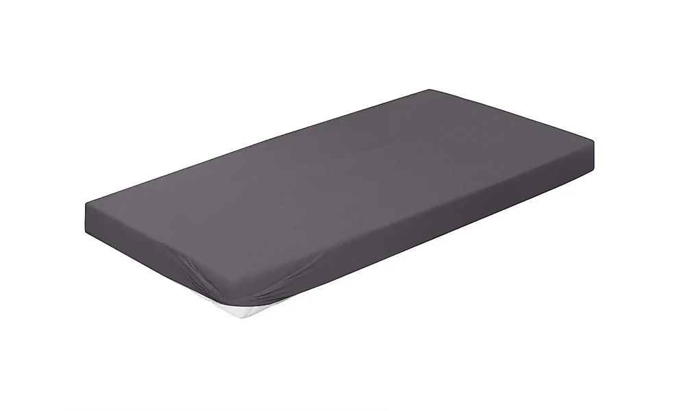 Bierbaum Jersey Spannbetttuch   ¦ schwarz ¦ Maße (cm): B: 100 H: 1 Bettware günstig online kaufen