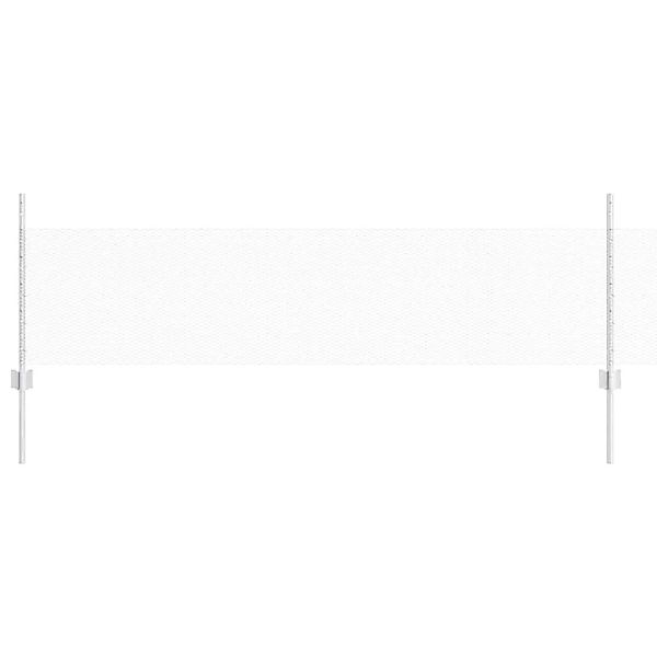 vidaXL Zaun mit Pfosten Silber 0,5 x 25 m Stahl 3336986 günstig online kaufen