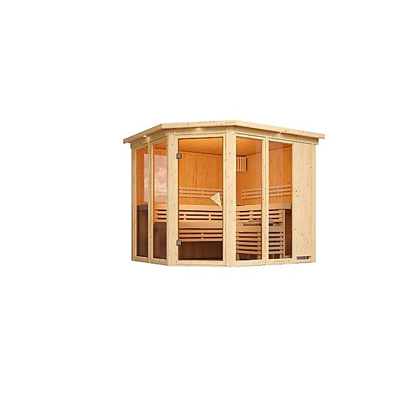 Chillroi Sauna Esma Inklusive Saunaofen 9kW Integriert Steuerung günstig online kaufen