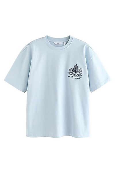 Next T-Shirt Fit T-Shirt aus 100 % Baumwolle mit Grafik-Print (1-tlg) günstig online kaufen