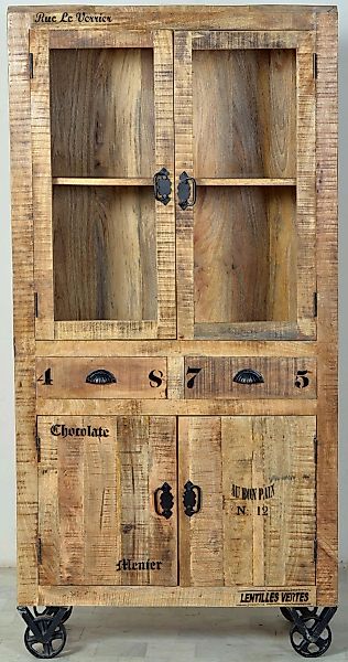 SIT Vitrine "Rustic", im Factory Design, Breite 90 cm, Shabby Chic, Vintage günstig online kaufen