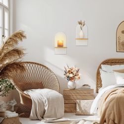 Coonoor Wandregal 2 -tlg Holz Boho günstig online kaufen