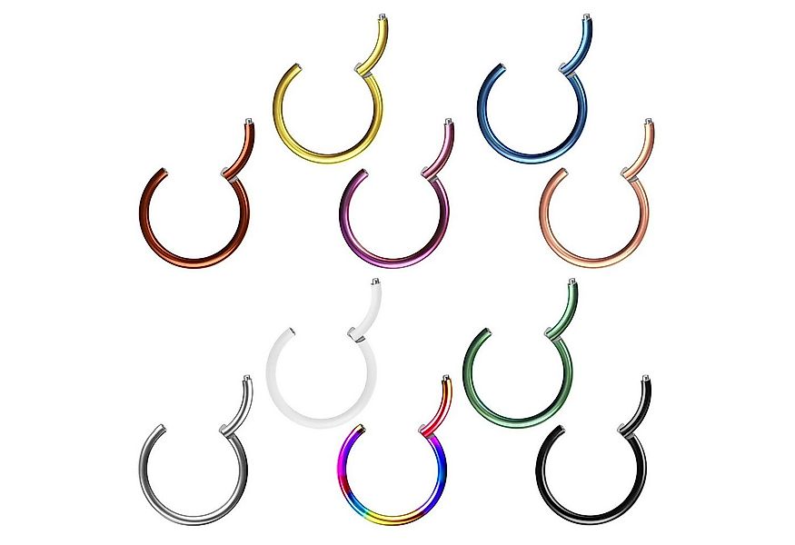 Taffstyle Nasenpiercing Clicker Ohr Universal Piercing Titan G23 oder Chiru günstig online kaufen