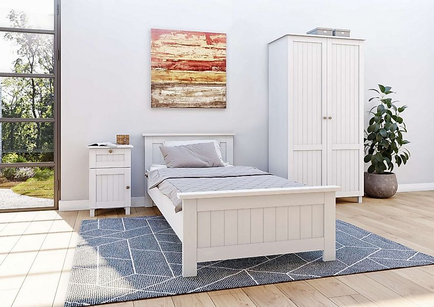 OTTO home Massivholzbett "Juventus, Bett, Massivholzbett, Holzbett, Bettrah günstig online kaufen