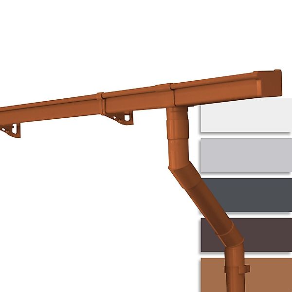 INEFA Dachrinne Dachrinnen Set Gartenhaus, NW günstig online kaufen