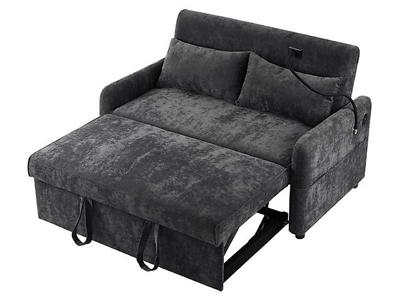 SeedWave Schlafsofa Modernes Chenille-Stoff Doppelschlafsofa, Schlafsofa mi günstig online kaufen