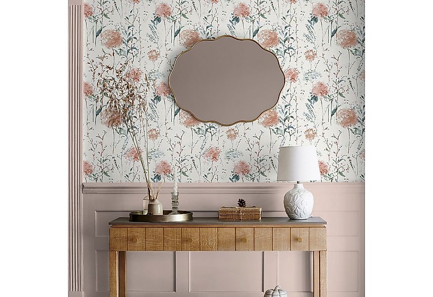 LAURA ASHLEY Vliestapete PALLINGTON, glatt, floral, (1 St), Design Tapeten günstig online kaufen