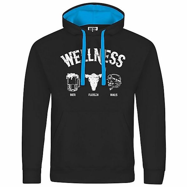 deinshirt Kapuzenpullover Herren Kapuzenpullover Wellness für Biker Mit Pri günstig online kaufen