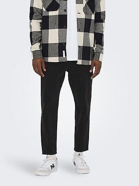 ONLY & SONS Regular-fit-Jeans Cropped Jeans Loose Fit Denim Straight Leg An günstig online kaufen