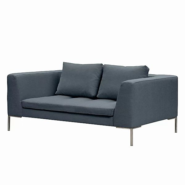 home24 Studio Copenhagen Sofa Madison 2-Sitzer Grau Webstoff 174x66x105 cm günstig online kaufen