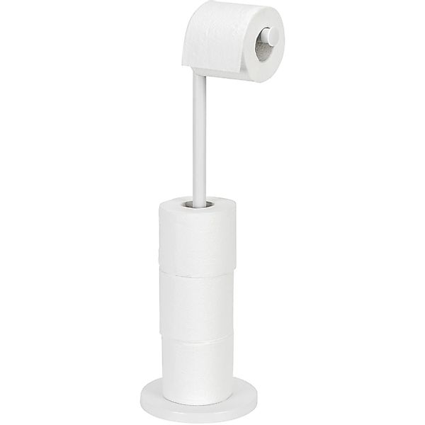 WENKO Toilettenpapierhalter, 2 in 1, mit Ersatzrollenhalter, Höhe: 55 cm günstig online kaufen