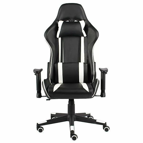 vidaXL Gaming-Stuhl Drehbar Weiß PVC Modell 1 günstig online kaufen