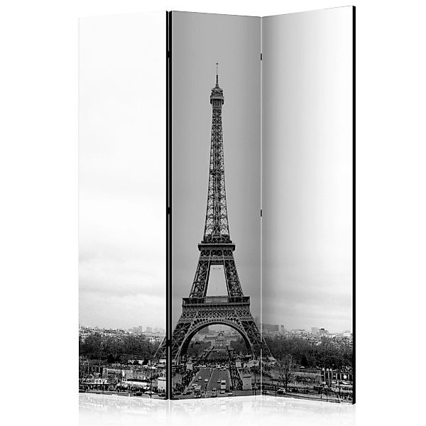 3-teiliges Paravent - Paris: Black And White Photography [room Dividers] günstig online kaufen