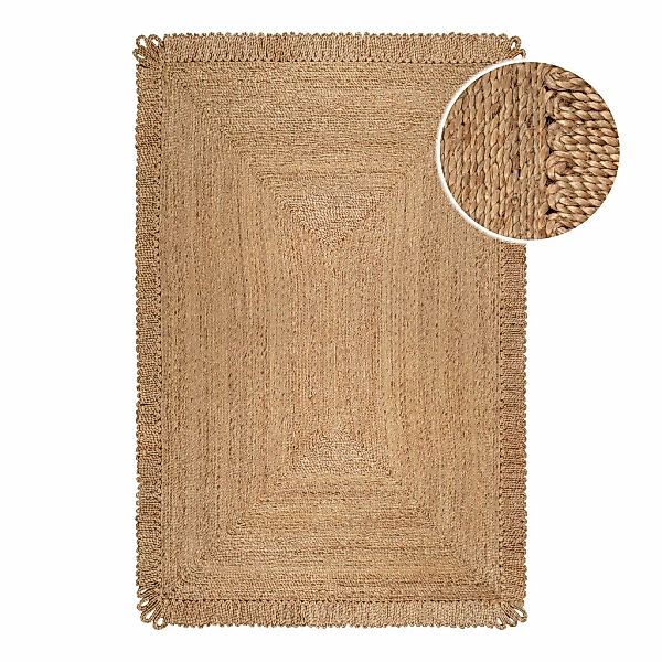 Green Looop Teppich "June" rechteckig 12 mm Höhe handgewebt, robust, strapa günstig online kaufen