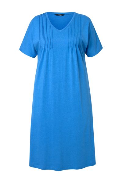 Ulla Popken Jerseykleid Jerseykleid Biesen A-Linie günstig online kaufen
