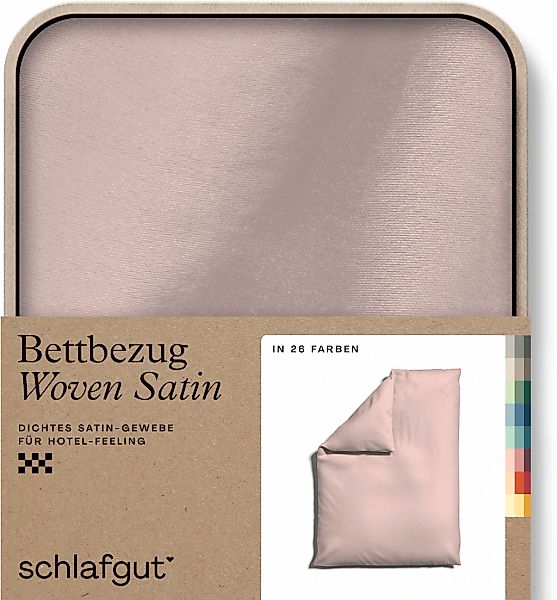 Schlafgut Bettbezug "Woven Satin" besonders dicht gewebt, Mix & Match: pass günstig online kaufen