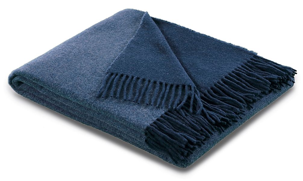 Biederlack Plaid "teal-green" im Doubleface-Look günstig online kaufen