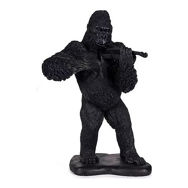 Deko-figur Gorilla Schwarz Harz (17 X 41 X 30 Cm) günstig online kaufen