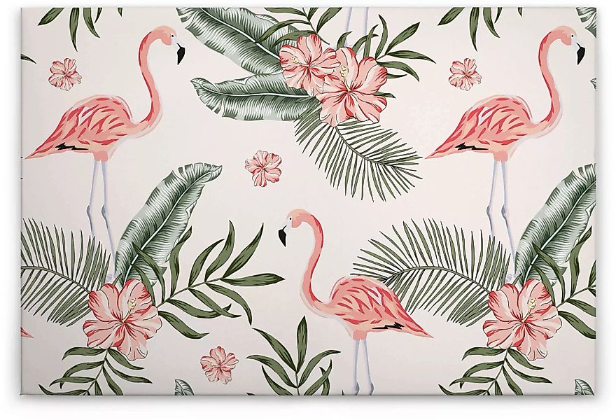 A.S. Création Leinwandbild "Tropical Vibes", Blumen, (1 St.) günstig online kaufen