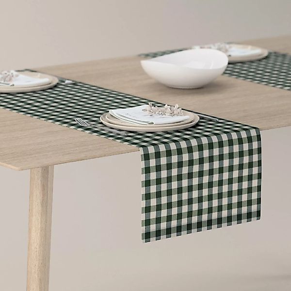 Tischläufer, grün-ecru, 40 x 130 cm, Quadro (144-34) günstig online kaufen