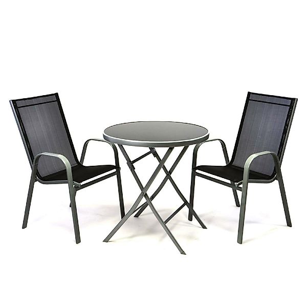 VCM Garten-Essgruppe 3-tlg. Set Gartenmöbel Sitzgruppe günstig online kaufen