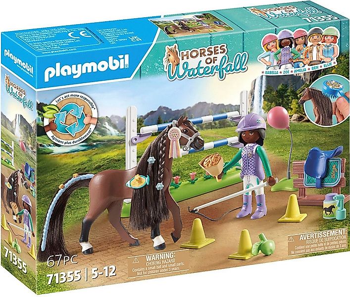 Playmobil® Zoe & Blaze mit Turnierparcours (71355), Horses of Waterfall Kon günstig online kaufen