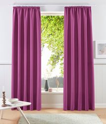 my home Vorhang "Raja, Gardinen mit Kräuselband, Vorhänge Wohnzimmer" Kräus günstig online kaufen