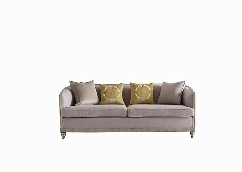 Xlmoebel Sofa Dreisitzer Sofa mit italienischem Design, Polsterung aus Holz günstig online kaufen