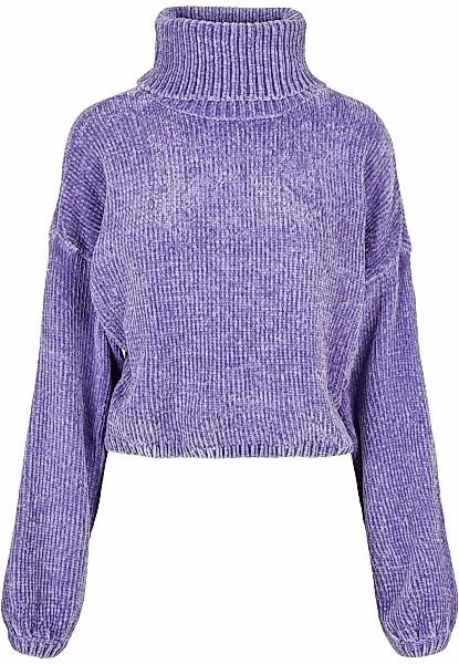 URBAN CLASSICS Sweatshirt "Urban Classics Damen Ladies Short Chenille Turtl günstig online kaufen