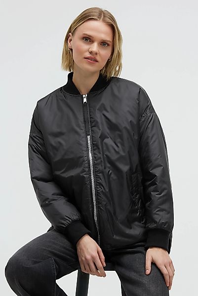 SENSES.THE LABEL Blouson ohne Kapuze mit Seitenschlitzen am Saum günstig online kaufen