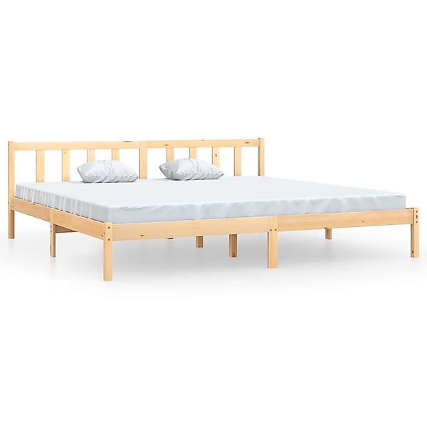 vidaXL Massivholzbett Kiefer 180x200cm 6FT Super King923557 günstig online kaufen