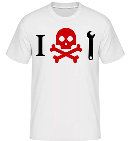 I Love DIY Icon Skull · Shirtinator Männer T-Shirt günstig online kaufen