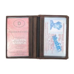 Buffalo Hill Kartenetui Büffelleder Ausweishülle, RFID-Schutz günstig online kaufen