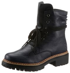 Rieker Schnürboots, Stiefelette, Profilsohle, Blockabsatz, mit günstig online kaufen