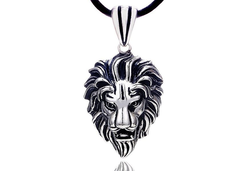 DonDon Kette mit Anhänger Lederkette Halskette 50 cm (1-tlg., Kette mit Anh günstig online kaufen