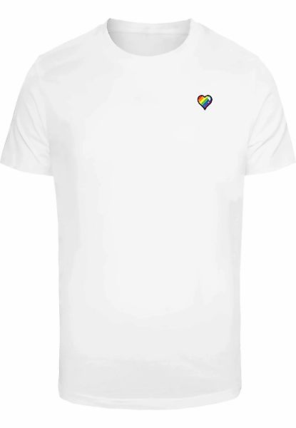 MisterTee T-Shirt "MisterTee Glossy Heart Pride Tee", (1 tlg.) günstig online kaufen