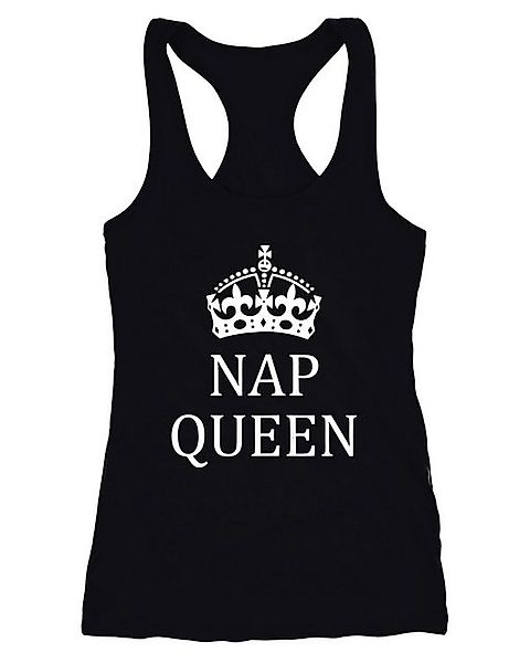 MoonWorks Tanktop Damen Tanktop NAP Queen Crown Racerback Moonworks® günstig online kaufen