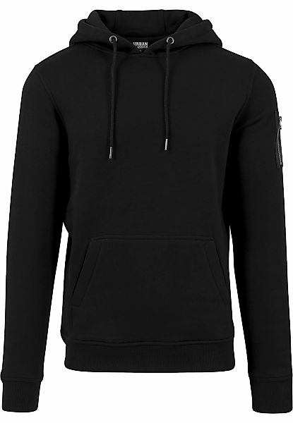 URBAN CLASSICS Rundhalspullover "Urban Classics Herren Sweat Bomber Hoody" günstig online kaufen