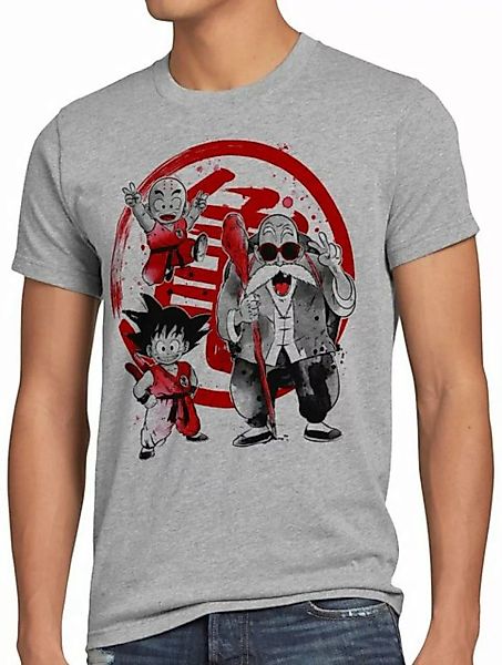 style3 Print-Shirt Herren T-Shirt Dragon Crew Energie Gallic Beam Struggle günstig online kaufen